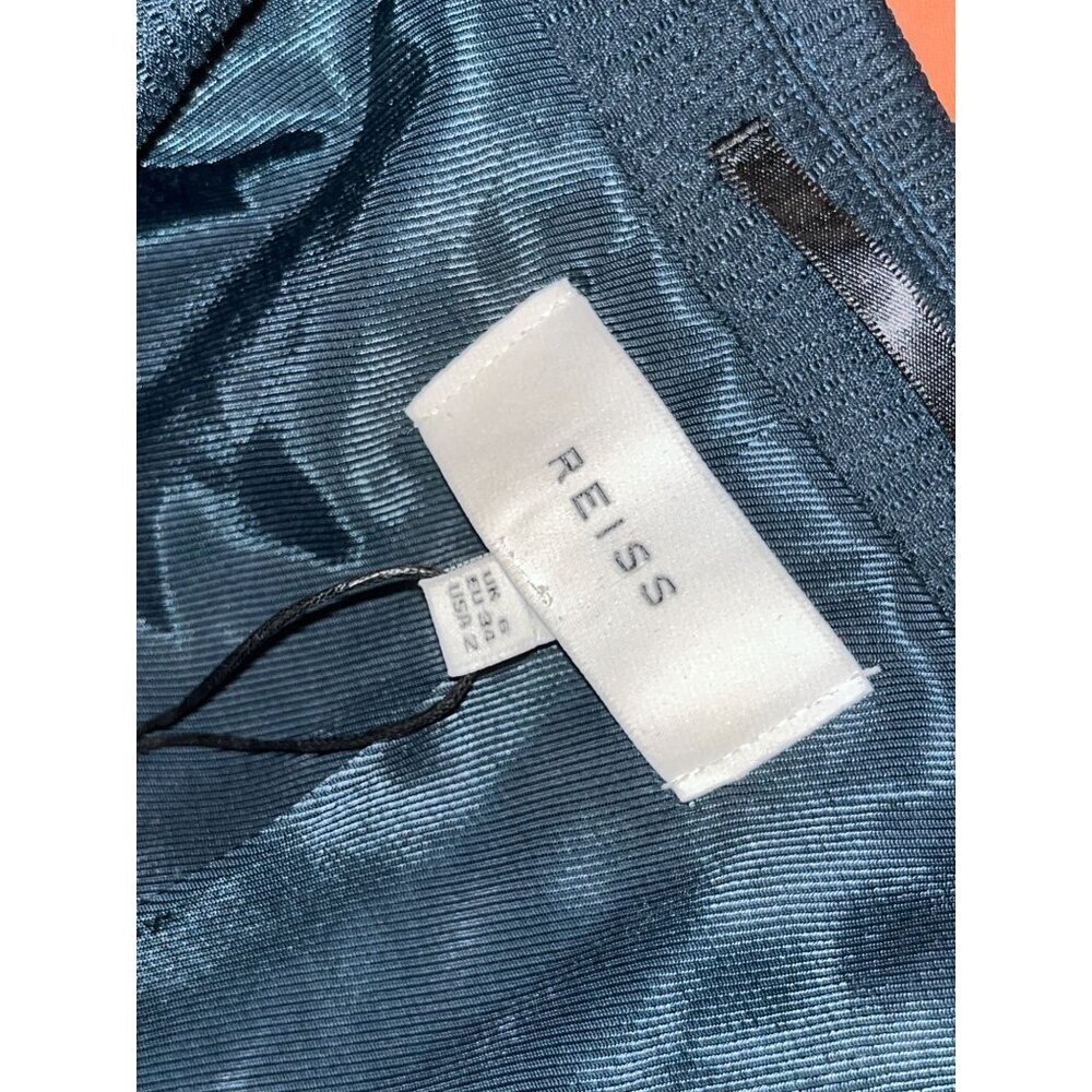 NWT REISS Neya Tailored Blazer petrol blue Women's Size 2 - Picture 10 of 14